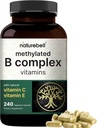 μεθυλιωμένες βιταμίνες B Complex, 240 κάψουλες Veggie 