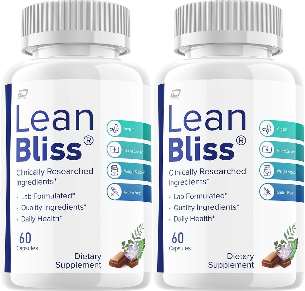 Lean Bliss Χάπια, Lean Bliss Κριτικές, Lean Bliss Advanced Formula Pills, Lean Bliss Όλα τα φυσικά Συμπληρώματα Φόρμουλα Κάψουλες, Lean Bliss Υγιεινή Υποστήριξη Βάρος (2 Συσκευασία - 120 Κάψουλες)