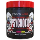 Insane Labz Ψυχωτικό, υψηλής διεγερτικής πριν από την προπόνηση σκόνη, ακραία διαρκής ενέργεια, εστίαση και αντοχή με Beta Alanine, Creatine Monohydrate, DMAE, 35 Srvgs (Λεμονάδα Strawberry)