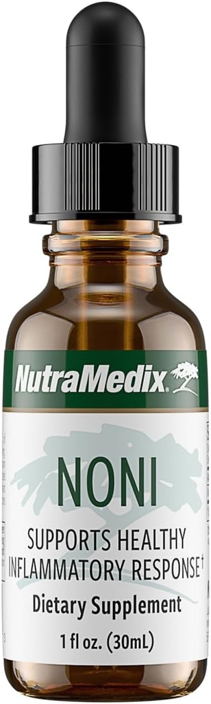 NutraMedix Noni Drops - εκχύλισμα φρούτων Noni για την ανοσοποιητική υποστήριξη & την προώθηση της υγιεινής αντιοξειδωτικής δραστηριότητας & συνολική ευεξία (1oz)