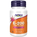 NOW Συμπληρώματα Τροφίμων, Βιταμίνη E-200 IU, D-Alpha Tocopheryl, Αντιοξειδωτική Προστασία*, 100 Softgels