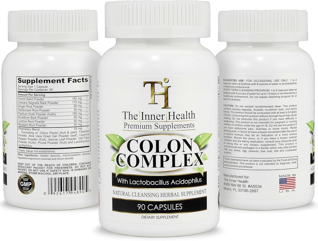 Colon & Gut Cleanse Detox Formula - Υποστηρίζοντας την υγεία των ούλων, εξαγνισμός - περιέχει Lactobacillus Acidophilus Probiotic, Aloe Vera, Licorice Root & More