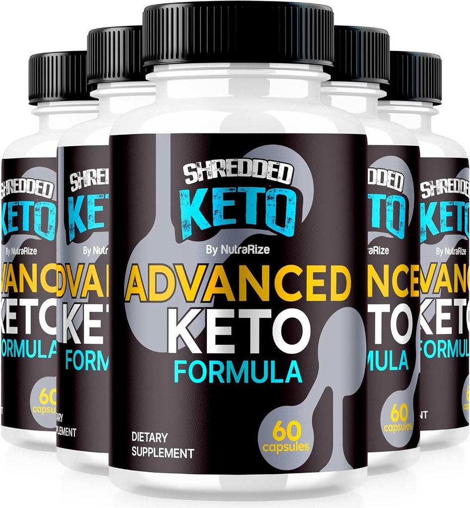(5 Pack) Τεμαχισμένα χάπια Keto, Premium Keto shred κάψουλες απώλειας βάρους, όλα τα φυσικά συμπλήρωμα Keto για την υποστήριξη της καταλληλότητας και τους στόχους του σώματος, επίσημες αξιολογήσεις shreddedKeto (300 κάψουλες)