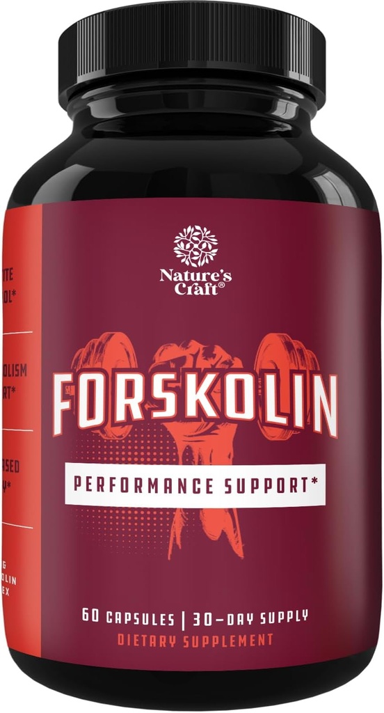 Μέγιστη δύναμη Forskolin συμπλήρωμα απώλειας βάρους για τους άνδρες και τις γυναίκες - Forskolin ταχείας δράσης χάπια διατροφής φυσικό ισχυρό λίπος Burner χτίζει μυών ενισχύει την ενέργεια 60 κάψουλες λαχανικά