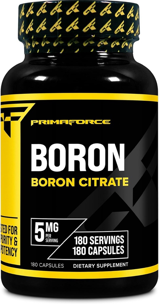 Κάψουλες PrimaForce Boron 5mg, 180 κάψουλες χορτοφάγων