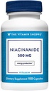 Η βιταμίνη Shoppe Niacinamide 500MG, Υποστηρίζει τα επίπεδα χοληστερόλης ήδη εντός του φυσιολογικού εύρους, μία φορά την ημέρα (100 κάψουλες)
