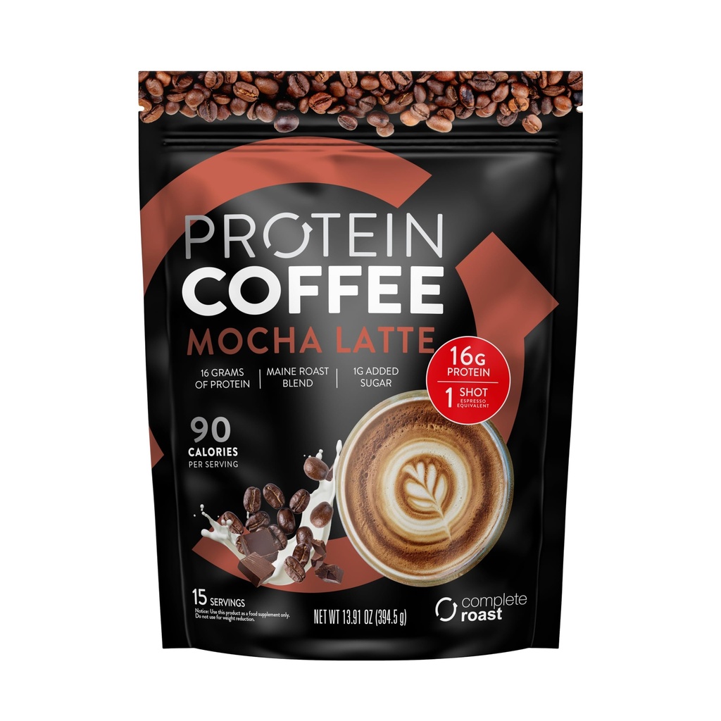 Πλήρης φρυγανιά- Mocha Latte-Gourmet Protein Coffee-Maine Roast Blend