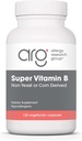 Allergy Research Group Super Vitamin B Supplement - B Vitamin Complex for Men & Women, with Vitamin B12 and B6, Vegetarian Capsules - 120 Count