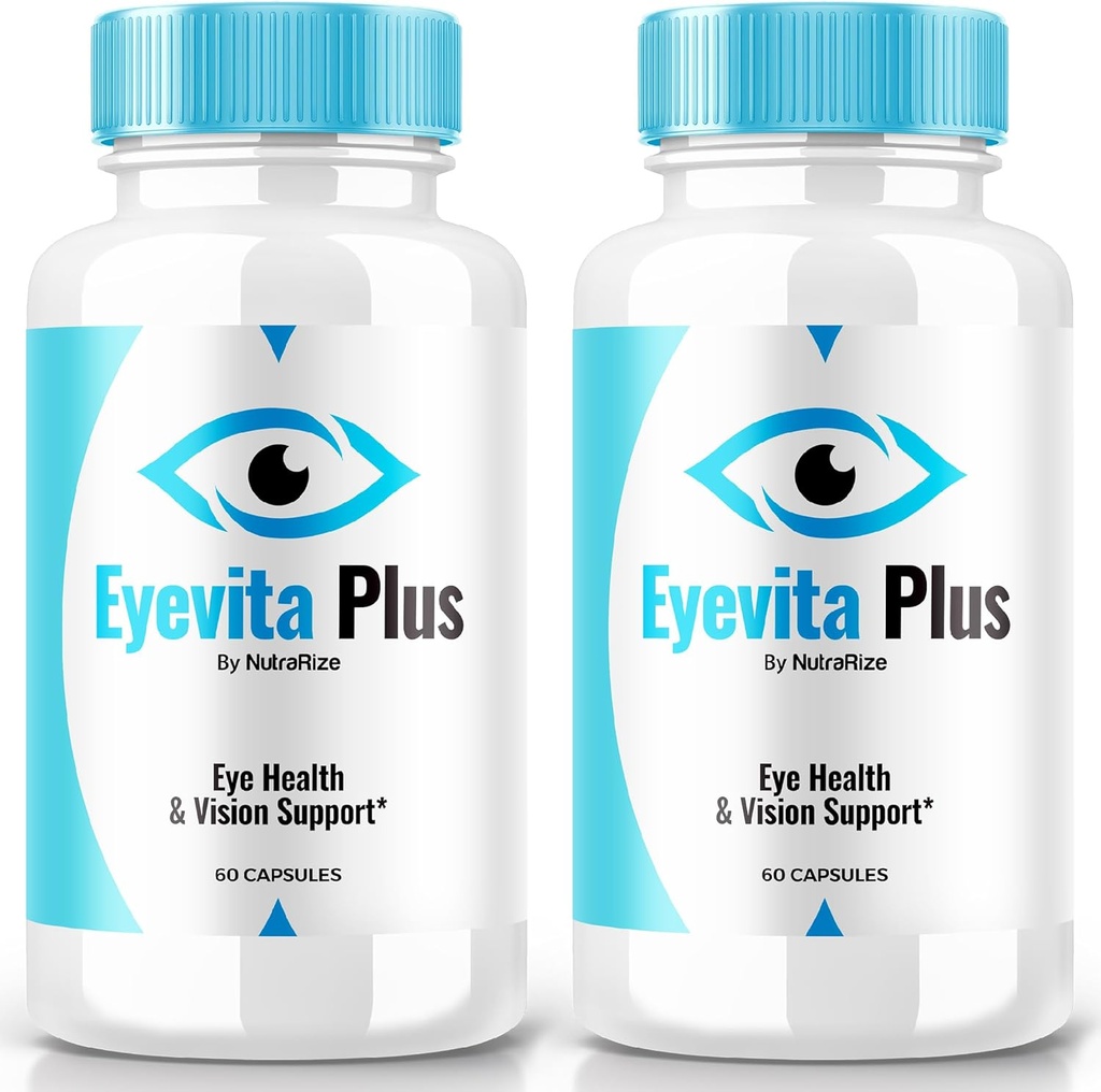 (2 Pack) Eyevita Plus - Πλήρης υποστήριξη για την όραση σας, Eyevita Plus Advanced Eye Nutrition, Eye Vitamins, All Natural Eye Health Formula, Eye Vita Plus Multivitamin Reviews (120 Κάψουλες)