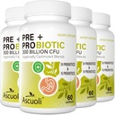 Probiotics for Women & Men - 300 δισεκατομμύρια CFU, 24 στεφάνες + 15 βιολογικά βότανα Prebiotics Blend, Καθημερινή προβιοτικό για Digestive Υγεία, ανοσοποιητικό, έντερο, Bloating - 240 χορτοφαγική κάψουλα (240-Ημέρες προσφοράς)