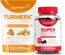 Ανθρώπινη Κουρκουμάς και Καρδιά Gummies Zero Ζάχαρη