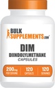 BulkSupplements.com Κάψουλες DIM - Κάψουλες Diindolylmethane για άνδρες & γυναίκες, DIM 200mg, Χωρίς γλουτένη, 1 Κάψουλα ανά υπηρεσία, 120 Count (πακέτο του 1)