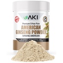 AKI American Ginseng Powder με 4% Ginsenosides - Ιδανικό με καφέ, Ποτά Όπως Smoothies - Συσκευασία 1 (1,5oz/42,5g)