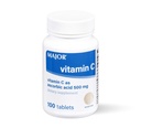 MAJOR Vitamin C- 500 mg Ασκορβικό οξύ - δισκία βιταμίνης C - Συμπλήρωμα διατροφής - 100 Count (1 Pack)