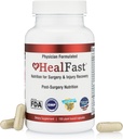 HealFast Post Surgery & Injury Recovery Supplement - Υποστηρίζει θεραπεία, ουλή θεραπεία & μελανιές - BBL Post-Op Υποστήριξη για την αποκατάσταση χειρουργικής