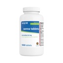 MAJOR Senna 8, 6 mg Φυσικό φυτικό Laxative Tables - Κατασκευασμένο με Sennosides - 1000- Count (1- Pack)