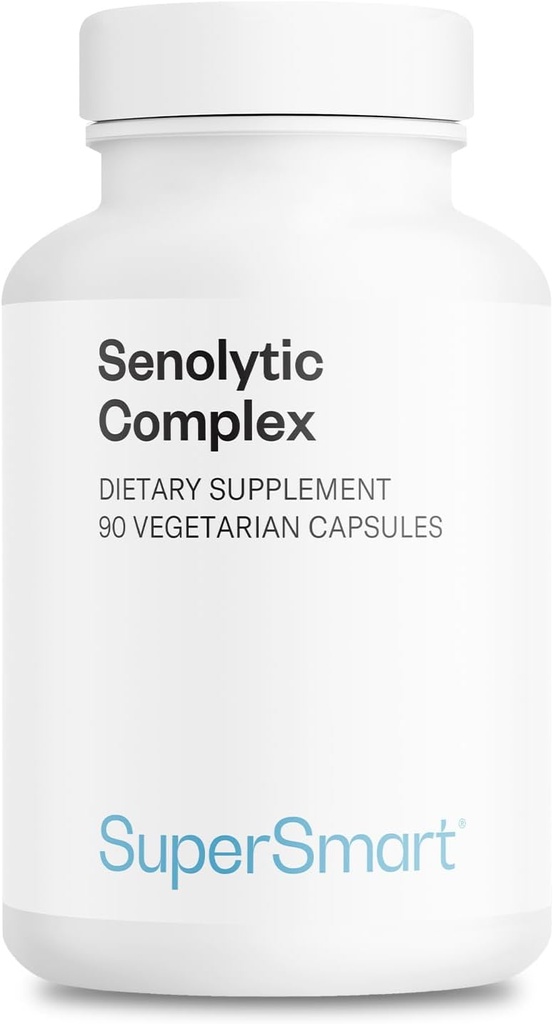 Supersmart - Senolytic Complex (Advanced Formula) - με Fisetin, Quercetin, Bromelain - Πατενταρισμένα συστατικά - Senolytic Supplement 