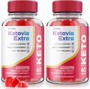 (2 Pack) Ketovia Extra Gummies - Ketovia Extra ACV Gummies, Ketovia ACV Gummies Σύνθετη απώλεια βάρους, συμπλήρωμα μέγιστης αντοχής, Ketovia Keto + ACV Gummy, Keto Via Περισσότερα Κριτικές (120 Gummies)