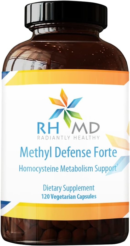 RHMD Methyl Defense Forte Homocysteine Μεταβολισμός Υποστήριξη συμπλήρωμα διατροφής (120 κάψουλες χορτοφάγων)