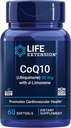 Life Extension Super-Absorbable CoQ10 (Ubiquinone) με d-Limonene, Heart Health Supplement, ανακουφίζει Γενική Κόπωση, οξειδωτικό άγχος Άμυνας, 50 mg, μη-GMO, Gluten-free, 60 softgels