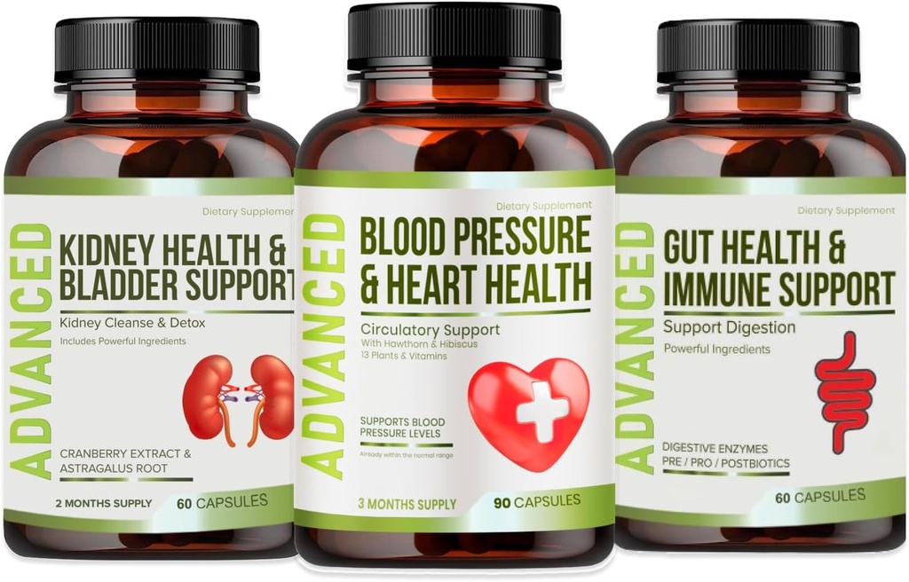 Heart Health Blood Pressure Support Supplement - Υποστήριξη Πίεση αίματος & Υγιεινή κυκλικότητα Φυσικά με Hawthorn Berry & Hibiscus. Βιταμίνες Χάπια για Υγιή Υπέρταση (BP) & Υγιεινή Καρδιά.