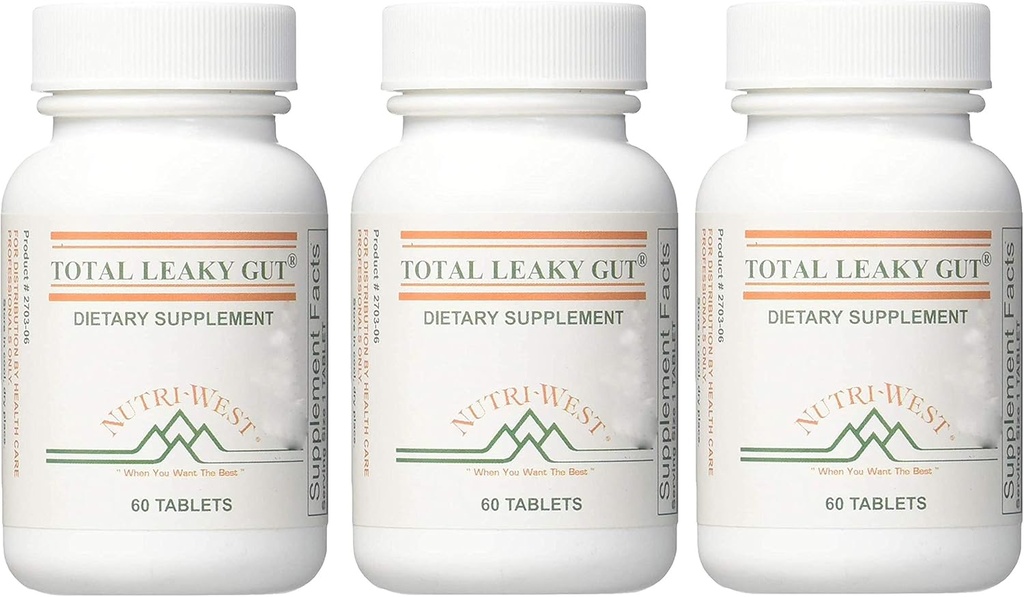 Nutri-West - Σύνολο Leaky Gut 60 (3 Pack)
