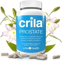 CRILA Prostate Συμπληρώματα για άνδρες - 60 Ct. I Φυσική Φόρμουλα για Λιγότερα Ταξίδια Μπάνιο * & Βελτιωμένο Ύπνο *, Πατενταρισμένο Prostate Υποστήριξη με NO Saw Palmetto εκχύλισμα & ΟΧΙ παρενέργειες*