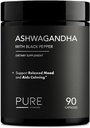 Βιολογικό Ashwagandha 1300mg με Μαύρο Πιπέρι – Φυσικό Στρες Ανακούφιση & Ενεργειακή Υποστήριξη – 90 Κάψουλες Vegan – Συμπλήρωμα Υποστήριξης Mood & Adrenal – Μη ΓΤΟ, Κατασκευασμένο στις ΗΠΑ