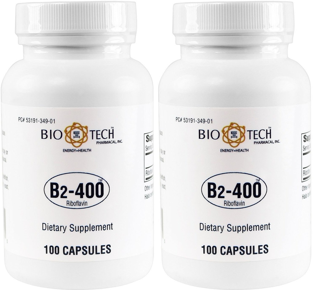 Biotech Pharmacal B2-400 Ριβοφλαβίνη 100 x 2