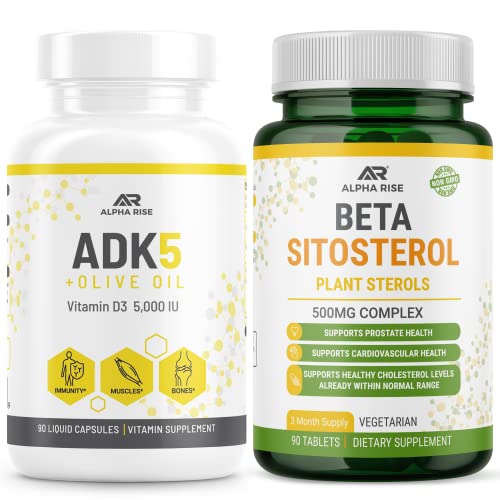 ADK 5 συμπλήρωμα βιταμίνης + Beta σιτοστερόλη - Φυσικές στερόλες φυτών