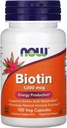NOW Foods Biotin 1000 MCG - 100 Capsules