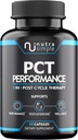 PCT Supplement for Men, 3-in-1 Post Cycle Support & Natural Booster with Estrogen Blocker, Liver Support Formula, Made in USA, with Fenugreek, Chrysin, Tongkat Ali, Milk Thistle - 60 Capsules