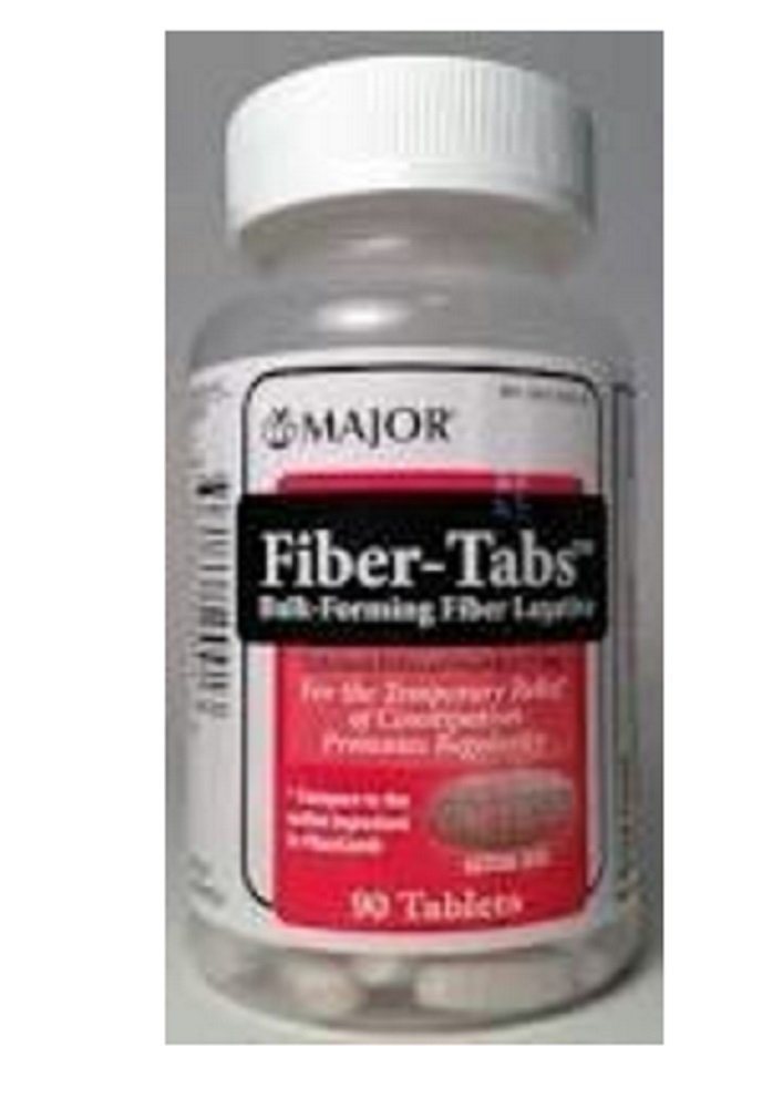 MAJOR Fiber-Tabs Tablets 500 mg 90 Tablets - Pack of 6