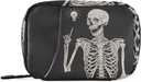 Ανθρώπινο κουτί χαπιών Skeleton 7 μέρα υπόθεση χαπιών Travel Pill τσάντα οργανωτή με Zipper Φορητή εβδομαδιαία περίπτωση Συμπαγές μέγεθος για τον κάτοχο συμπλήρωμα βιταμίνης