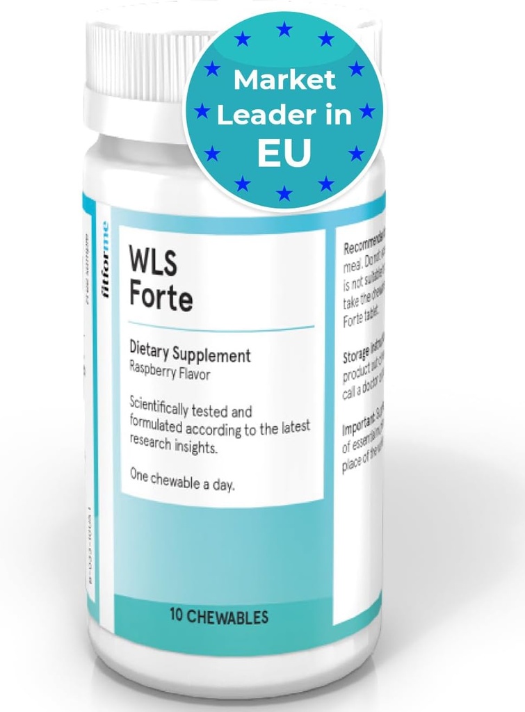 FitForMe Bariatric Multivitamins After Gastric Bypass - One a Day WLS Forte Chewable Starter Pack - 10 Days Supply of Vitamins & Minerals, Scientifically Proven - Last Batch