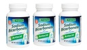 De La Cruz Pure Sodium Bicarbonate Powder – Bakeing Soda & Baking Powder Aluminium free Αντιόξινο για Heartburn & Indigetion – Συσκευασμένο στις ΗΠΑ - 4 OZ (3 μπουκάλια)
