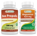 Best Naturals Μέλισσα Πρόπολη 500 mg & Γλυκινικό μαγνήσιο 425 mg
