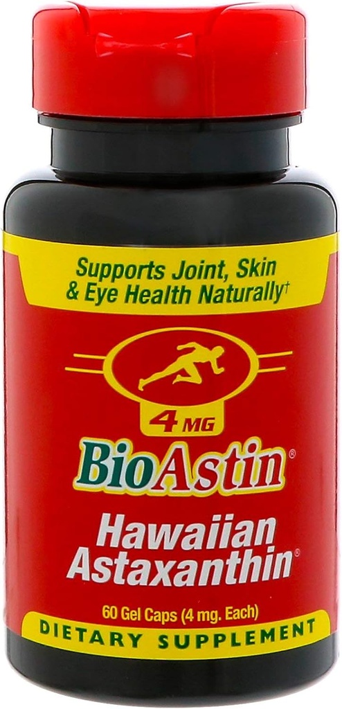 BioAstin Χαβανέζικη Ασταξανθίνη Αντιοξειδωτικό 4 MG (60 Gel κάψουλες)