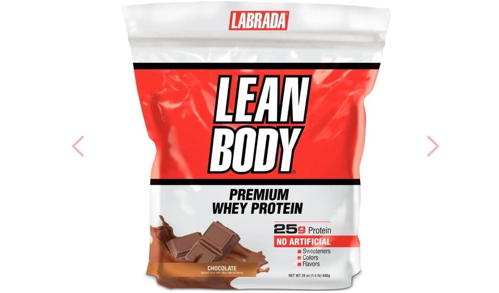 Labrada Διατροφή Lean Σώμα Premium Whey πρωτεΐνη σκόνη, σοκολάτα, 24 ουγγιά