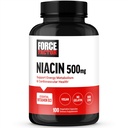 FORCE FACTOR Νιασίνη Βιταμίνη B3 για την υποστήριξη της κυτταρικής ενέργειας και της καρδιοαγγειακής υγείας, Niacin 500mg συμπλήρωμα καρδιάς-υγείας, Vegan, Όχι Ζελατίνη, μη ΓΤΟ, 100 κάψουλες λαχανικών