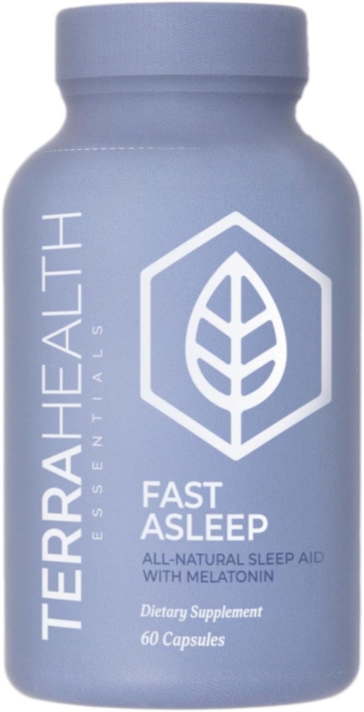 Terra Heath Essentials Fast Asleep - Υποστήριξη ύπνου, Βοηθάει με Αϋπνία & Ανησυχία - Όλα φυσικά, 30 ημέρες προσφοράς