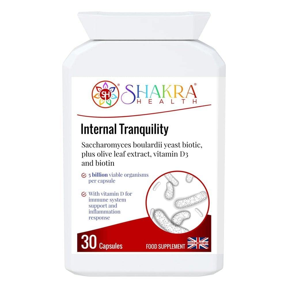 Εσωτερική Λαχνότητα Saccharomyces Boulardii Προβιοτική Yeast Support, 30 Κάψουλες για Ανοσία, Φλεγμονή & Λάγνος Membrane. για Υγιή Οπή, Αίμα, Ασβέστιο, Οστά, Μυϊκά, Δόντια & Όργανα