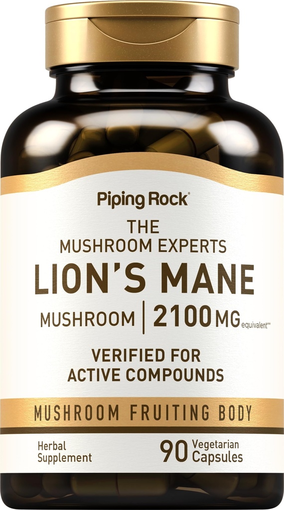 Piping Rock Lions Mane συμπλήρωμα κάψουλες 