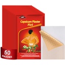50 Count Capsaicin Patches, 4.72"x7.08" Hot Capsicum Patch