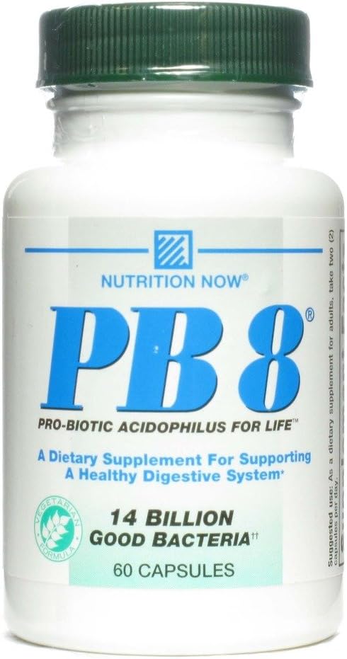 PB 8 Pro-Biotic Acidophilus - Vegetarian Nutrition Now 60 VCaps