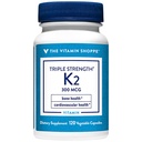 Triple Strength Βιταμίνη K2 a" Υγεία των οστών a" 300 MCG (120 κάψουλες λαχανικών)