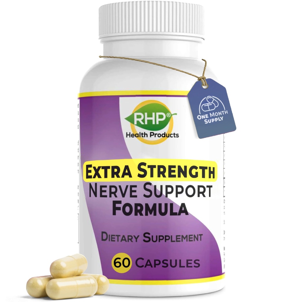 Extra Strength Nerve Support Formula for Nerve Repair and Regeneration. 60 Καψάκια