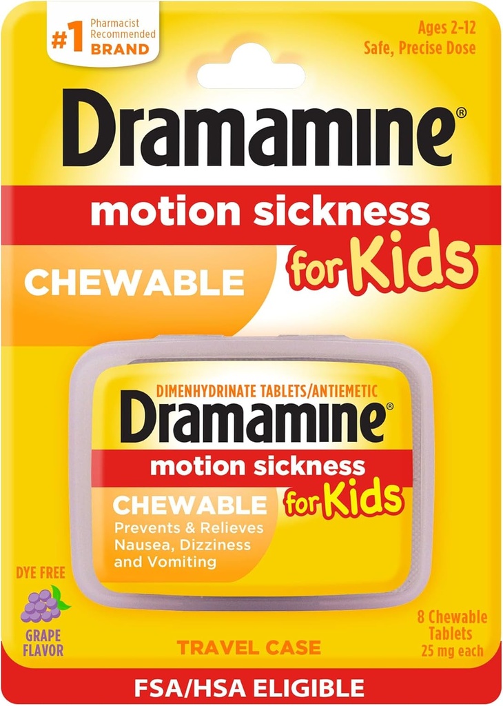 Dramamine Motion Αρωγή για τα παιδιά