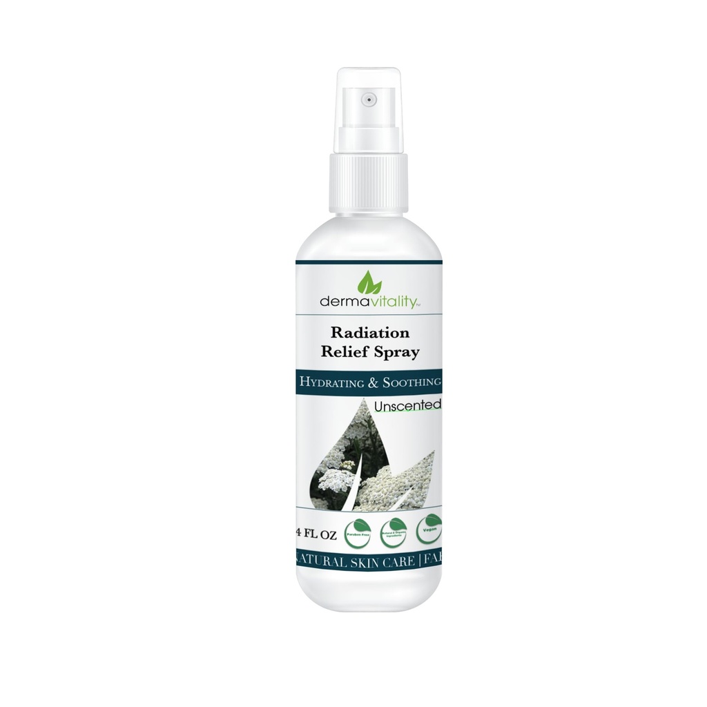 Ακτινοβολία Burn Relief Spray - Calendula Spray για τη θεραπεία ακτινοβολίας, Αρωματικό, Αρωματικό, Φυσικό οργανικό φυτό με βάση Ενυδατική Καταπραϋντική ανακούφιση για την φαγούρα και ευαίσθητο δέρμα - 4 ουγγιές