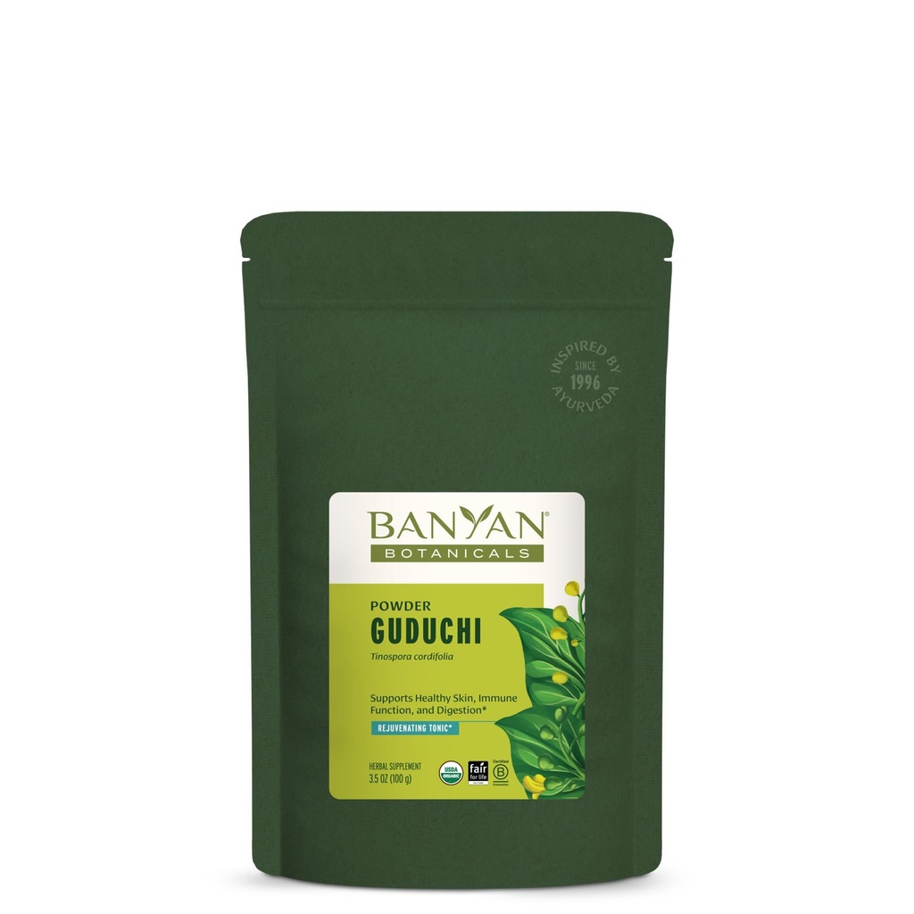 Banyan Botanicals Organic Guduchi Powder – Organic Immune Health Supplement – for Natural Detox, Balanced Digestion & Healthy Skin* – 3,5 oz – Μη ΓΤΟ Βιώσιμα που προέρχονται Vegan FFL